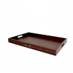DETEP01-1 - 40 x 60 cm TAN LEATHER LARGE TRAY 