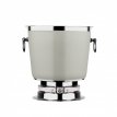 (BKV03) - STONE BEIGE leather conical champagne bucket