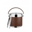 (BKV06) -TABA Leather Body Ice Bucket