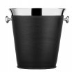 KONİK05 - Champagne bucket with Black leather body