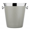 KONİK06 - Champagne bucket with Beige leather body