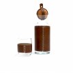 CS01- TABA leather Glass Jug 