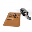 CLSDUVAR01- LEATHER WALL SHELF