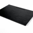 SUM02- BLACK Leather work table mat 