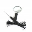 (ZRF02)- BLACK LEATHER Envelope Opener
