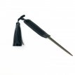 (ZRF02)- BLACK LEATHER Envelope Opener