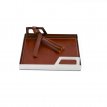 ST06 - Square mini steel TABA tray with tassels