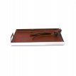 ST01- Large size steel TABA tray with tassels