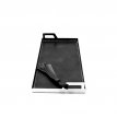 ST02 - Large size steel BLACK tray with tassels