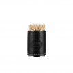 KU02 - BLACK Leather Toothpick Holder