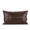 KY10 - TABA Leather Fringed Pillowcase