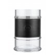 VZ02- BLACK Leather Vase