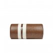(YTYSOS02) Taba and beige leather sausage  pillow