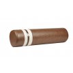 (YTYSOS01) Taba and beige leather sausage  pillow