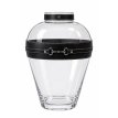 (ARFS02)  - Black Leather Pear Lantern