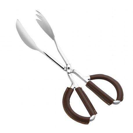 SRV03 - TABA Leather Serving tongs