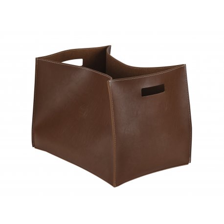 XLSEPET02 - Black Leather Basket