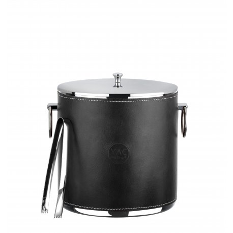 (BKV04)- BLACK double-layer ice bucket with lid